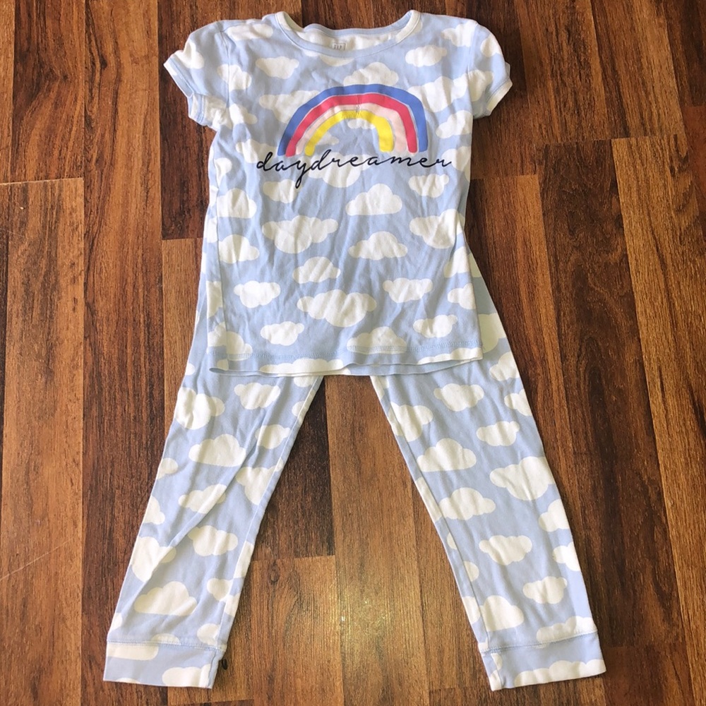 Girls PJs Gap Kids 14 sleepwear set clouds